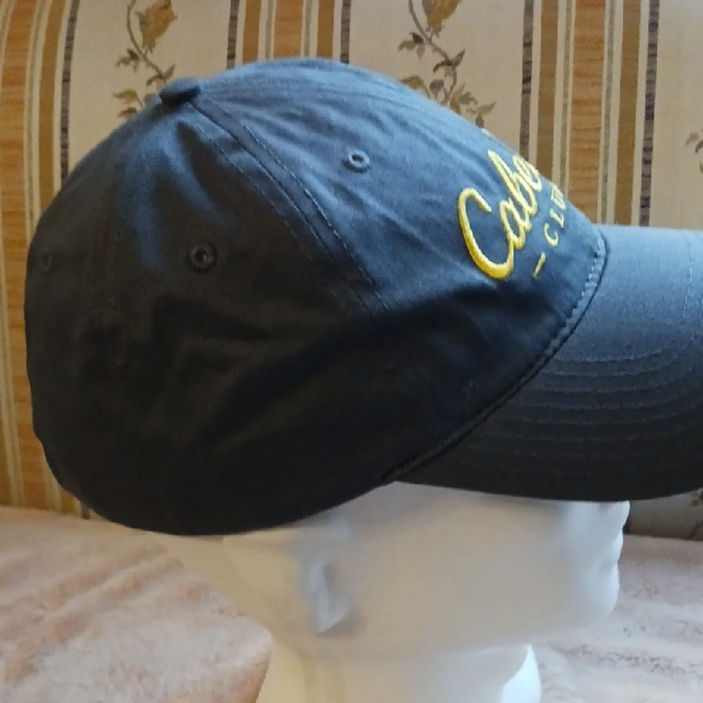 Cabela's Gray and Black Embroidered Logo Baseball Caps - Picture 3 of 9